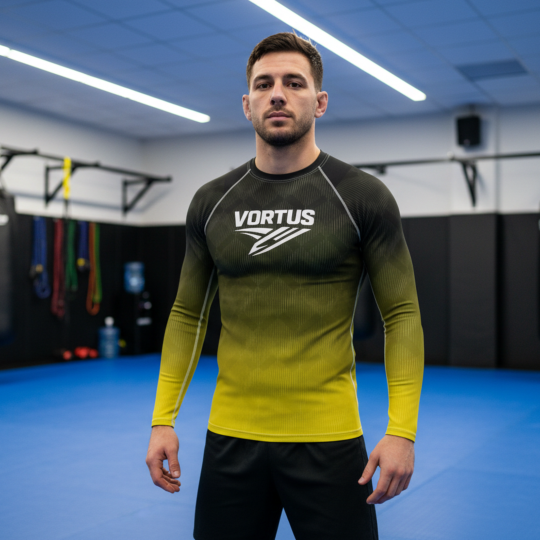 Men’s Midnight Gold Rash Guard