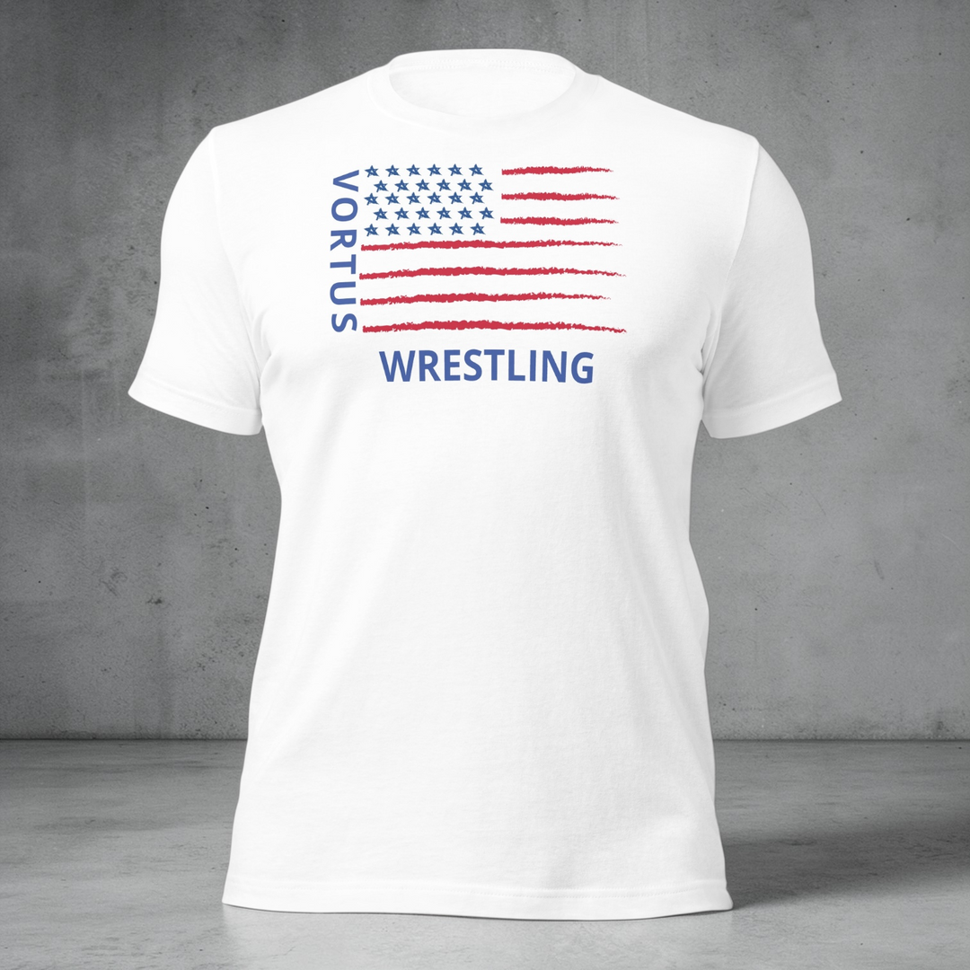 Vortus Men’s Wrestling Stars & Stripes Shirt