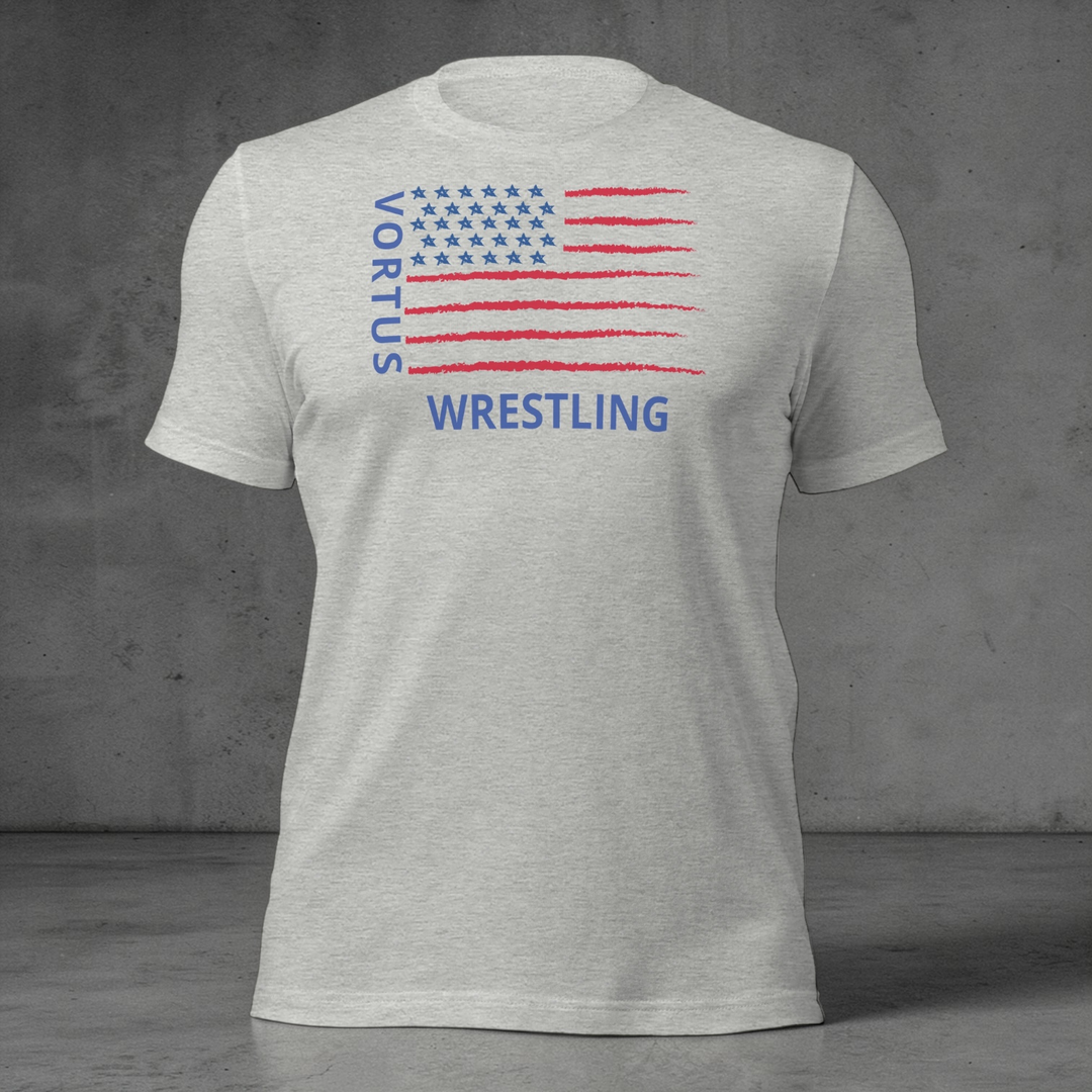 Vortus Men’s Wrestling Stars & Stripes Shirt