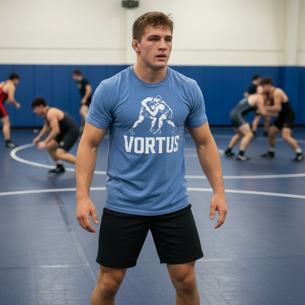 Male Folkstyle Wrestler