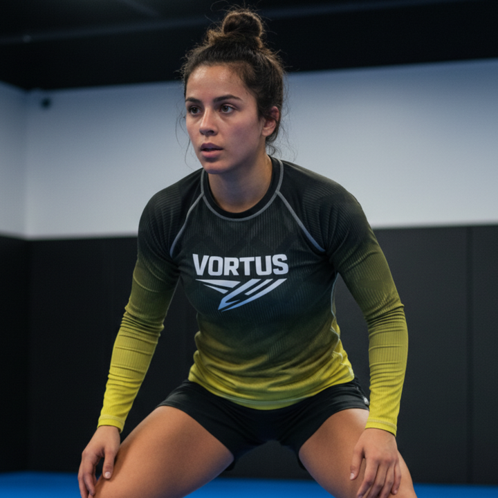 Women's Midnight Gold Rash Guard