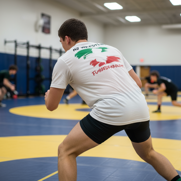 Italian Wrestling Shirt - Practice Action