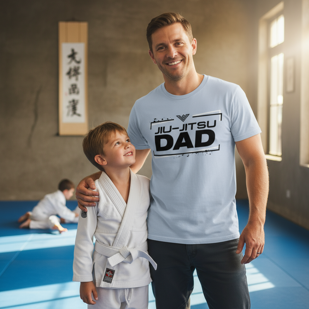 Jiu-Jitsu Dad Lifestyle Image - Father and Son