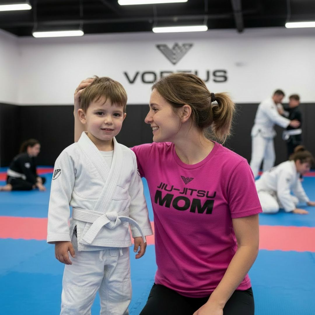 Jiu-Jitsu Mom and Kid - Plain Gi