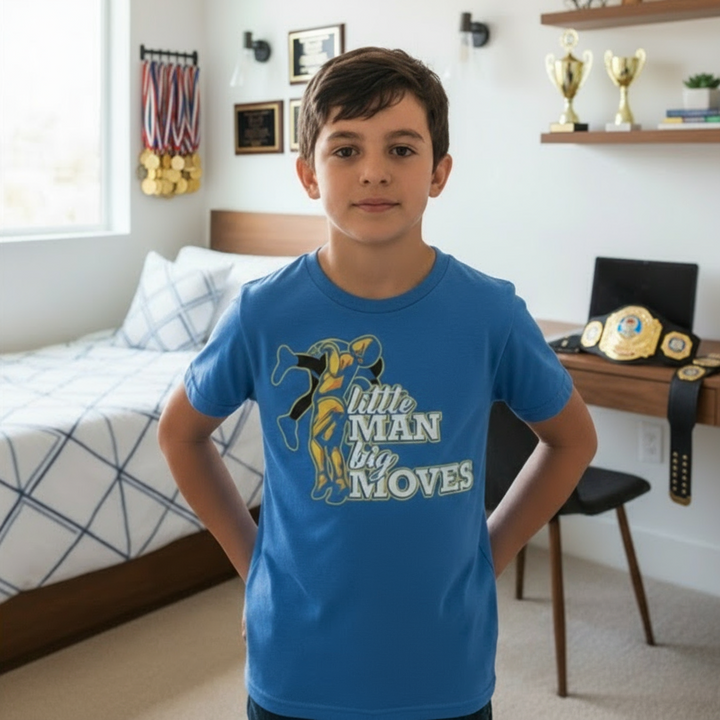Vortus Little Man, Big Moves Wrestling Shirt