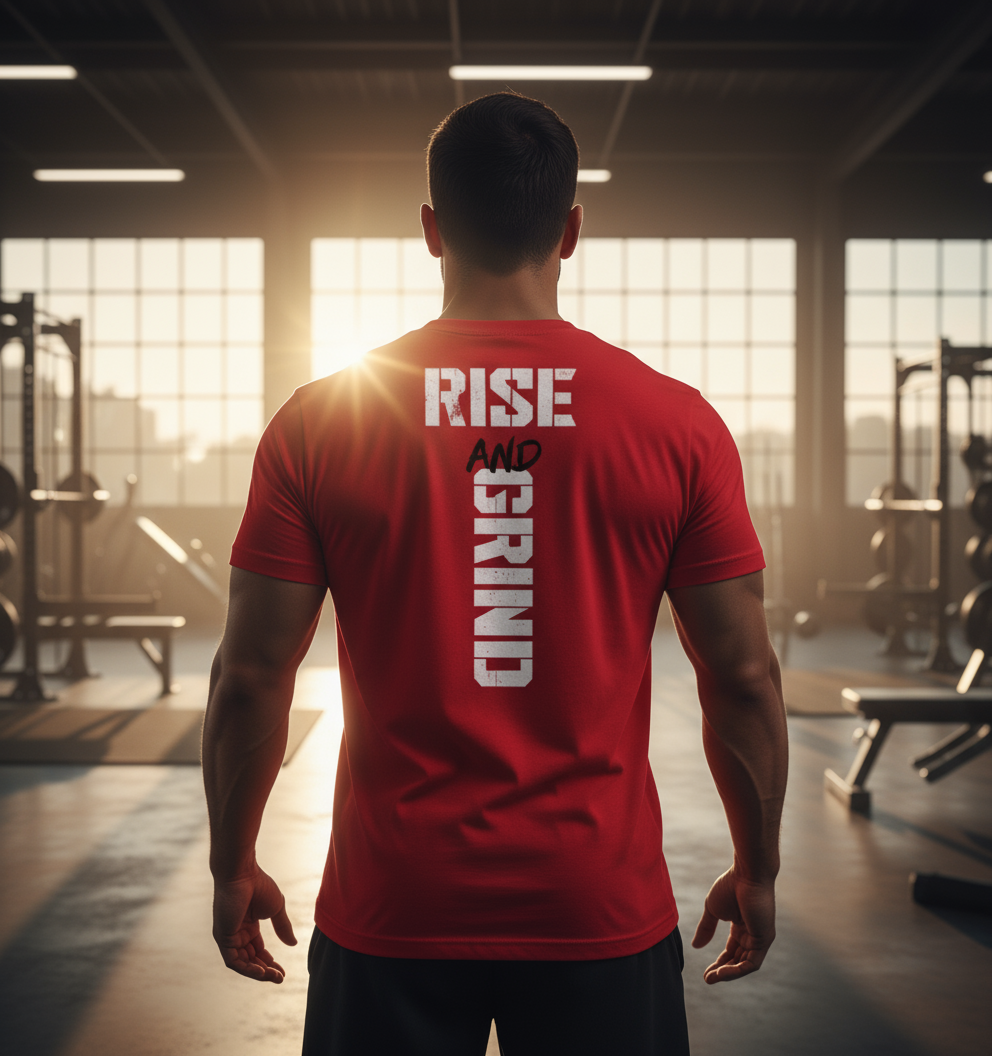 Rise And Grind - Clear Back Text