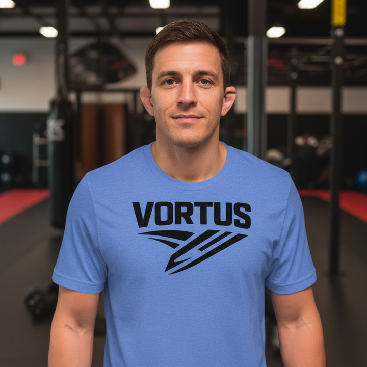 Vortus Be About It - Heather Columbia Blue Front