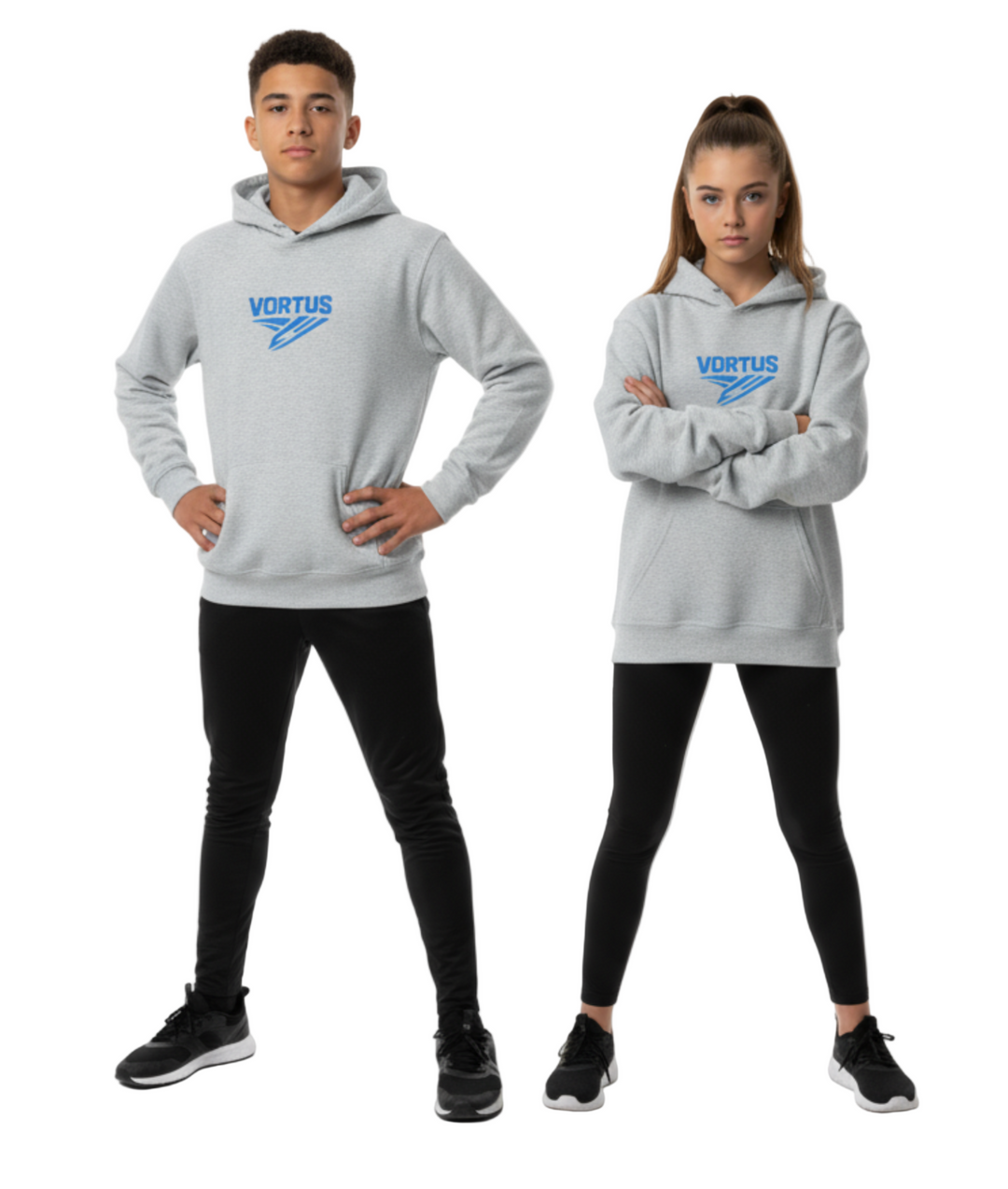 Vortus Hoodie Grey - Young Athletes