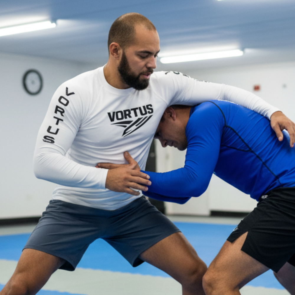 Vortus rash guard - left sleeve visible