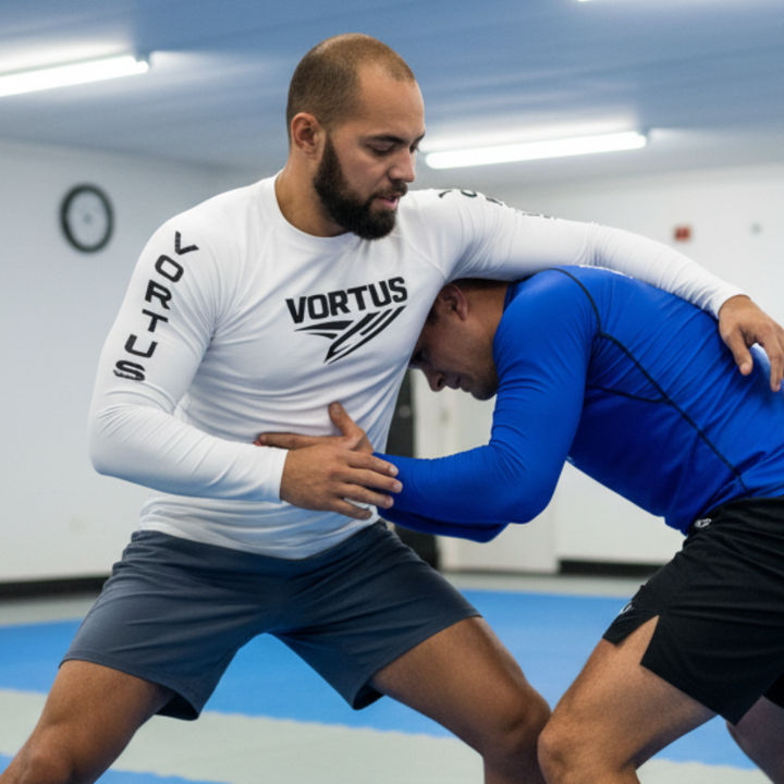 Vortus rash guard - left sleeve visible