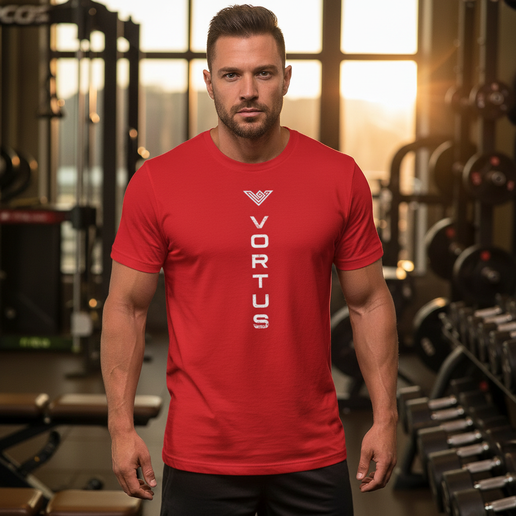 Vortus Red Shirt - Another Different Male Face