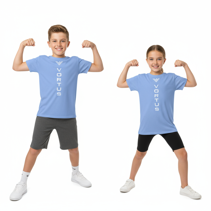 Vortus Rise And Grind - Carolina Blue Front Caucasian