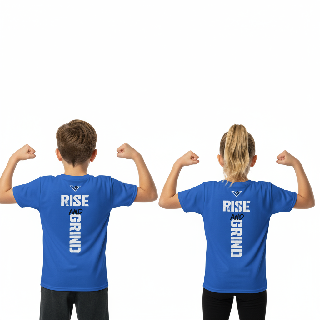 Vortus Rise And Grind - Royal Blue Back Caucasian