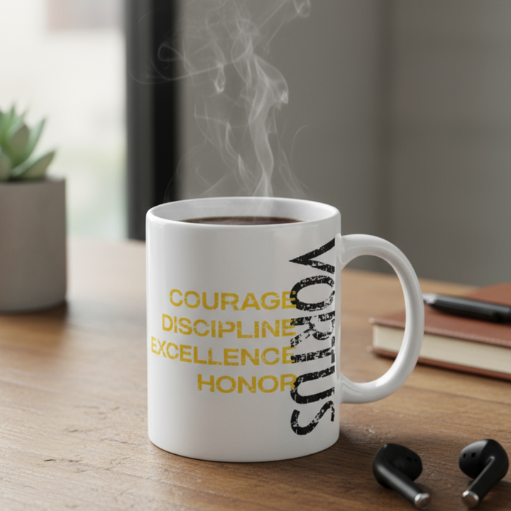 Vortus Values White Glossy Mug - Correct Design