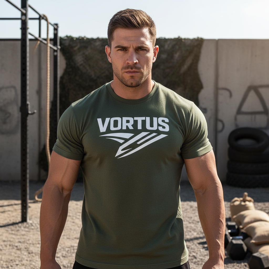 Vortus Wear It Live It - Military Green Front Corrected