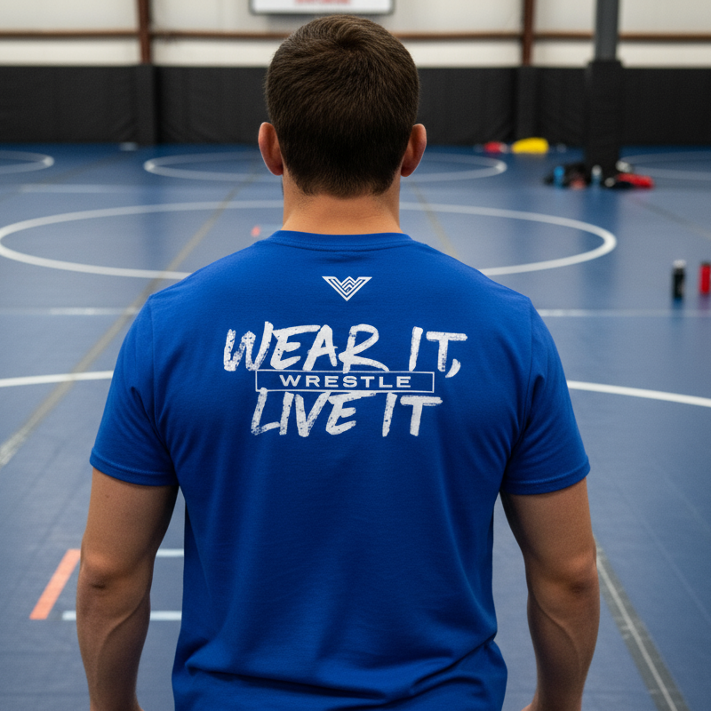 Vortus Wear It Wrestle Live It - Royal Blue Back