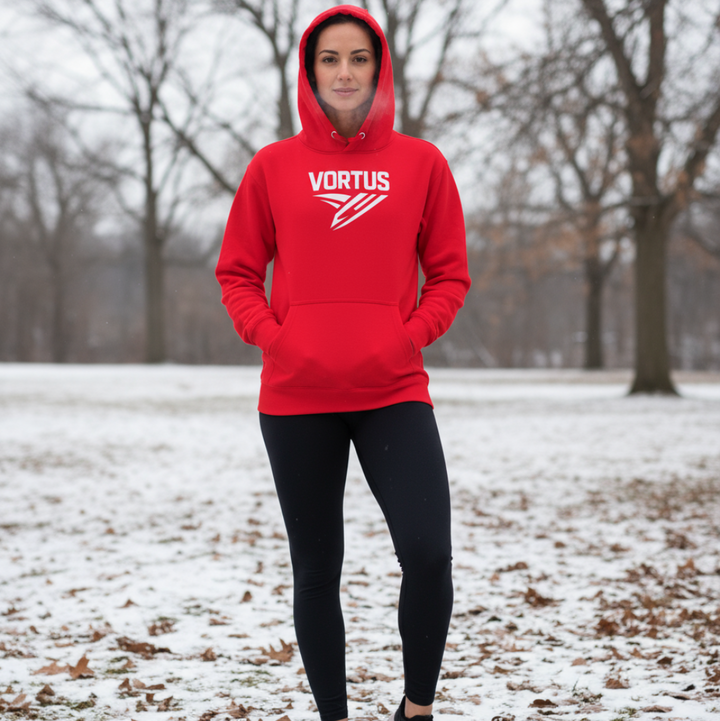 Vortus Women's Apex Hoodie - Red Cold Season