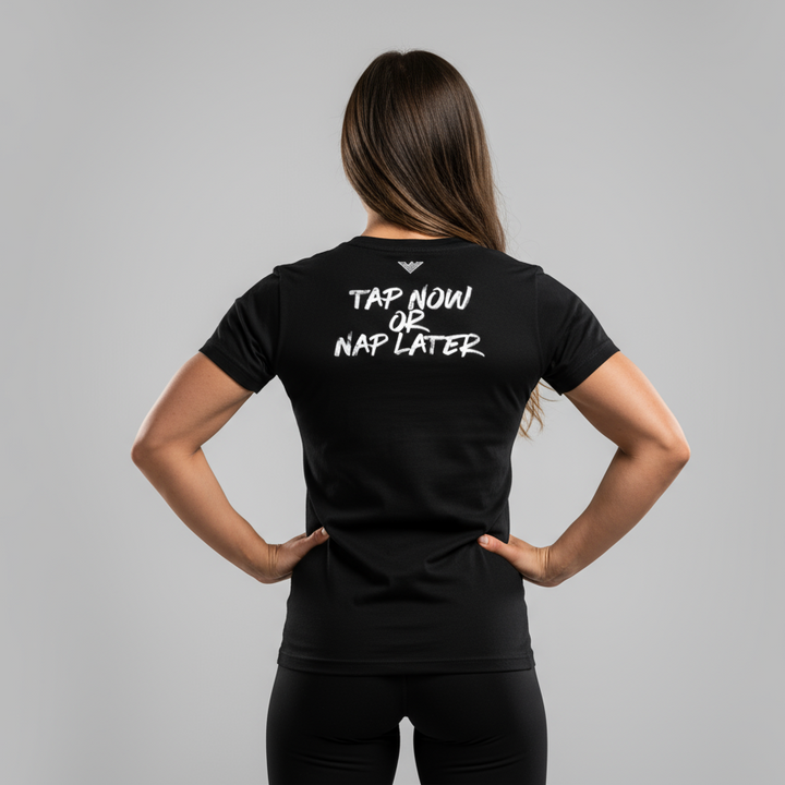 Vortus Women's Jiu-Jitsu Tap Now or Nap Later - Powerful Back