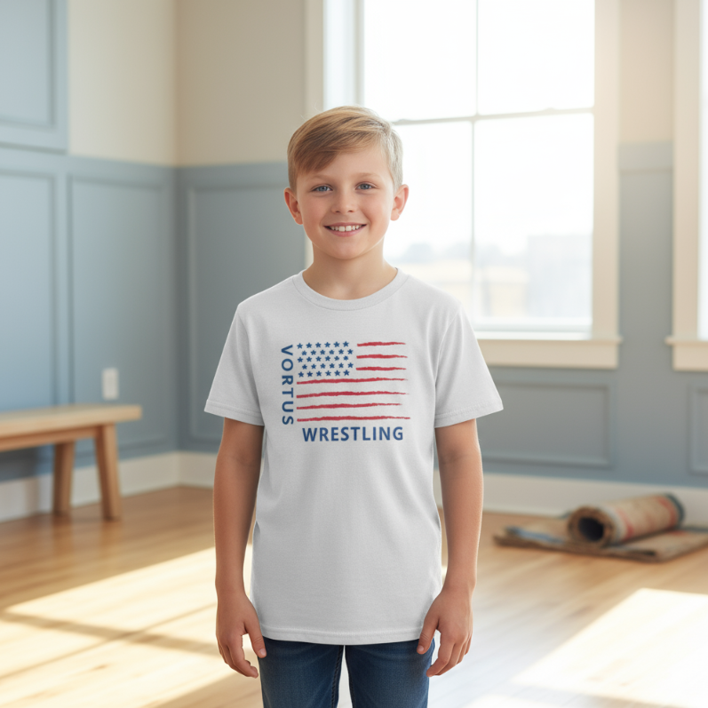 Vortus Wrestling Stars and Stripes - Youth 7-9