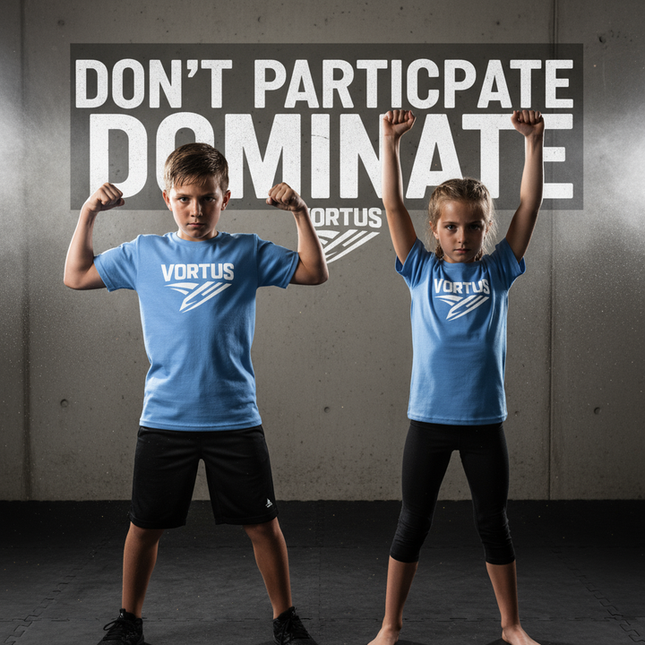 Youth Vortus Don't Participate Dominate - Carolina Blue